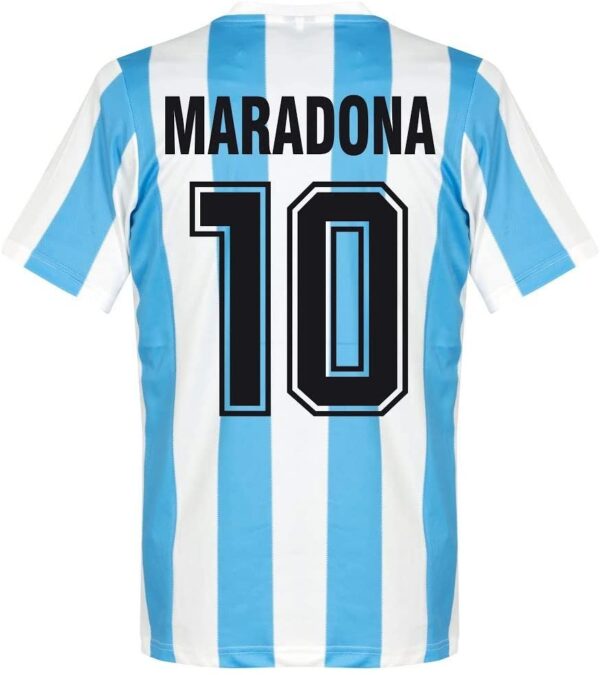 MAILLOT ARGENTINE RETRO MARADONA 1986