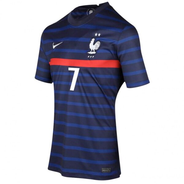 PACK JUNIOR FRANCE DOMICILE GRIEZMANN. ENSEMBLE MAILLOT ET SHORT 2020-2021