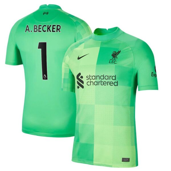 MAILLOT LIVERPOOL GARDIEN DE BUT A.BECKER 2021-2022