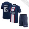 10091 PACK PSG DOMICILE DANILO. ENSEMBLE ADULTE MAILLOT ET SHORT 2022 2023