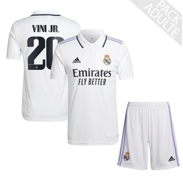 PACK REAL MADRID DOMICILE VINICIUS ADULTE 2022-2023