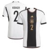 8315 MAILLOT ALLEMAGNE DOMICILE RUDIGER 2022 2023