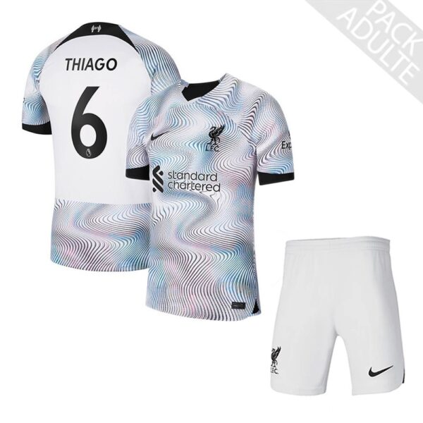 PACK LIVERPOOL EXTERIEUR THIAGO ALCANTARA. ENSEMBLE ADULTE MAILLOT ET SHORT 2022-2023