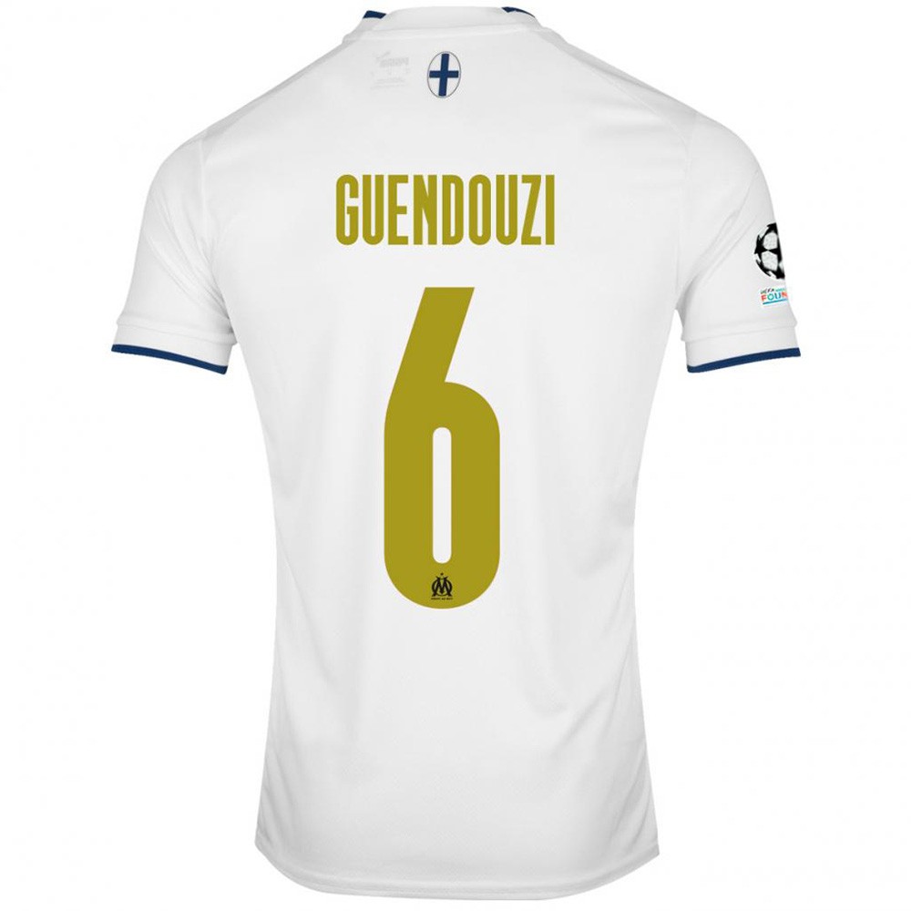MAILLOT OLYMPIQUE DE MARSEILLE GUENDOUZI DOMICILE CHAMPIONS LEAGUE 2022-2023