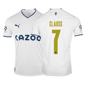 MAILLOT OLYMPIQUE DE MARSEILLE CLAUSS DOMICILE CHAMPIONS LEAGUE 2022-2023