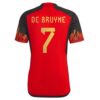 11018 MAILLOT BELGIQUE DOMICILE DE BRUYNE 2022 2023
