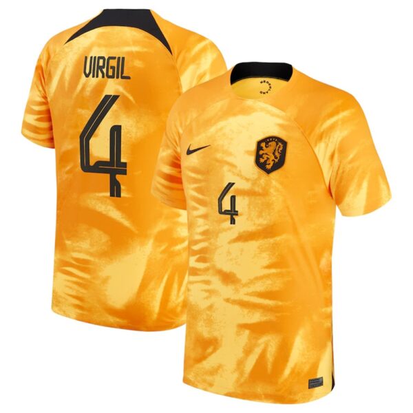 MAILLOT PAYS-BAS DOMICILE VIRGIL VAN DIJK 2022-2023