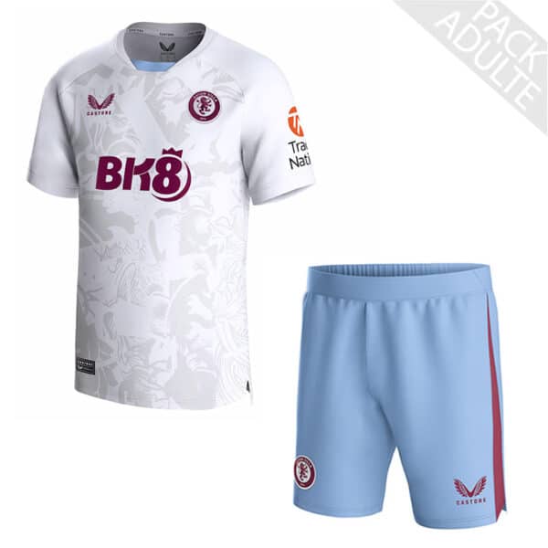 PACK ASTON VILLA EXTERIEUR ADULTE 2023-2024