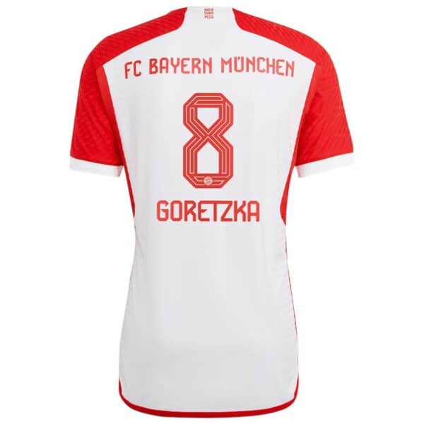 MAILLOT BAYERN MUNICH DOMICILE GORETZKA VERSION AUTHENTIC 2023-2024