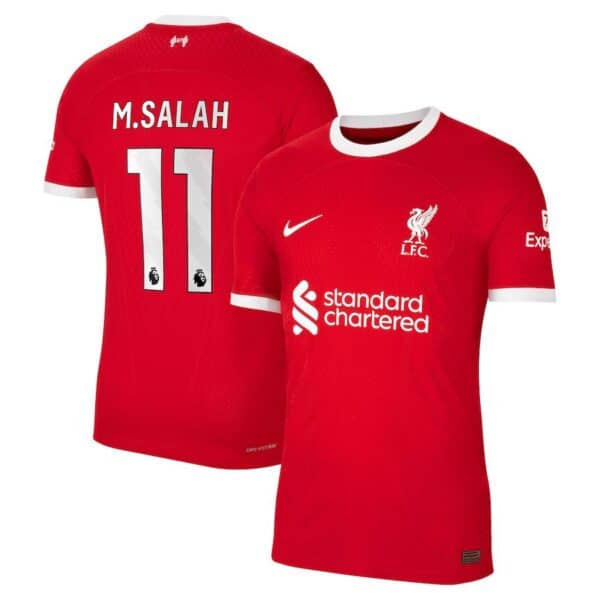 MAILLOT LIVERPOOL DOMICILE SALAH VERSION VAPOR MATCH 2023-2024