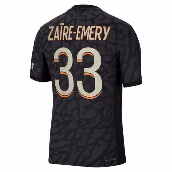 MAILLOT PSG THIRD ZAIRE-EMERY VERSION VAPOR MATCH 2023-2024