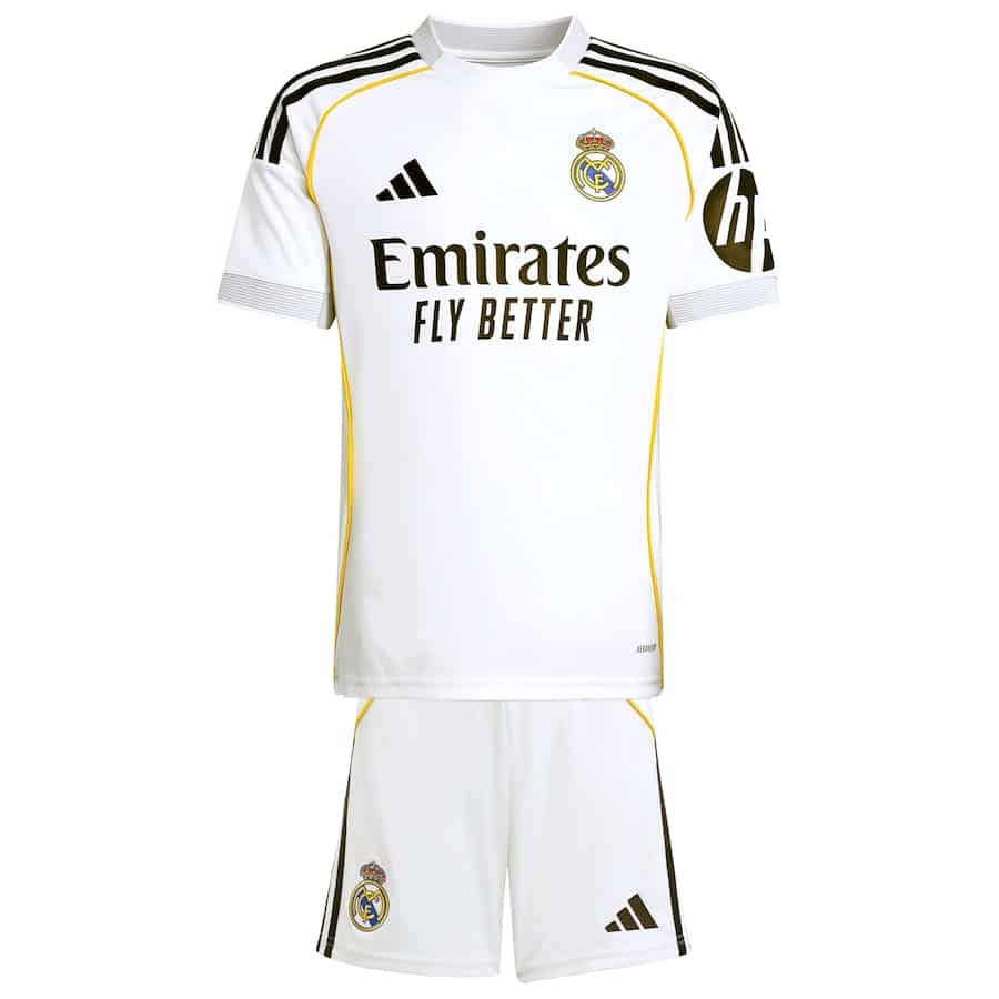PACK JUNIOR REAL MADRID DOMICILE MBAPPE SAISON 2025-2026