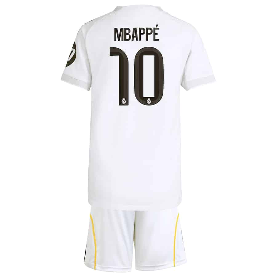 PACK JUNIOR REAL MADRID DOMICILE MBAPPE SAISON 2025-2026
