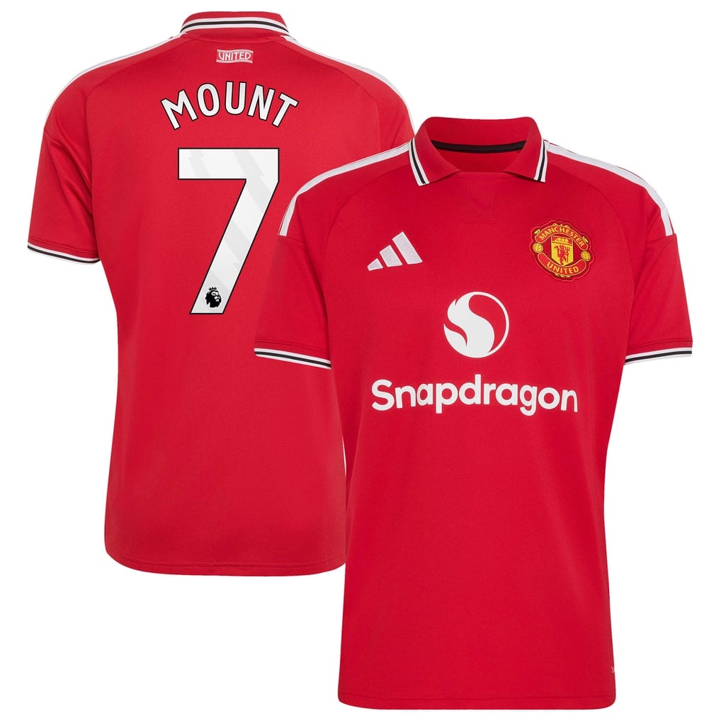 MAILLOT MANCHESTER UNITED DOMICILE MASON MOUNT 2026-2027 MAILLOT MANCHESTER UNITED DOMICILE MASON MOUNT 2026-2027